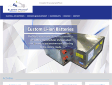 Tablet Screenshot of elecsys-france.com